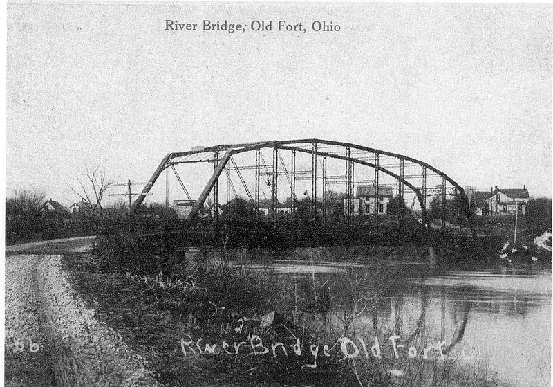 Highway River Bridge near OLD FORT OH circa 1892 Bridge1.jpg :: Highway River Bridge near OLD FORT OH circa 1892 Bridge