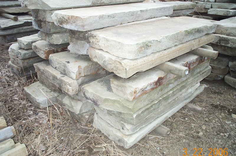 Reclaimed Antique Stone Curbs salvaged from Streets 2.jpg :: Reclaimed Antique Stone Curbs salvaged from Streets