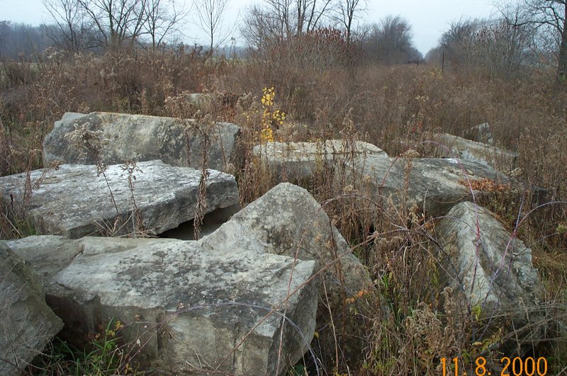 Stone Salvage on Belden Rd near ANDOVER OH for reclaimed bridgestone DCP_0018.jpg :: Stone Salvage on Belden Rd near ANDOVER OH for Powderhorn Country Club reclaimed bridgestone project