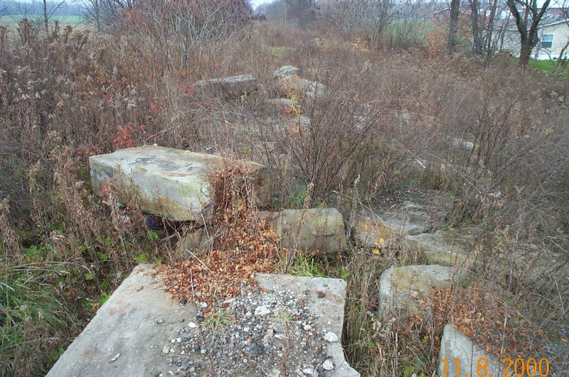 Stone Salvage on Belden Rd near ANDOVER OH for reclaimed bridgestone DCP_0019.jpg :: Stone Salvage on Belden Rd near ANDOVER OH for Powderhorn Country Club reclaimed bridgestone project