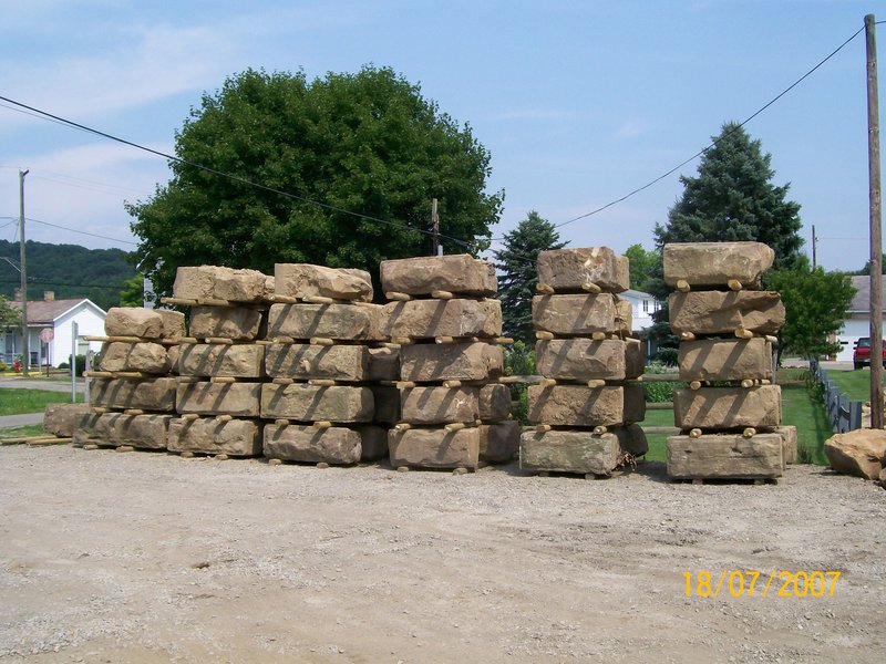 Stone Salvage on Maple St In SUGAR GROVE OH for reclaimed bridgestone 100_0125.jpg :: Stone Salvage on Maple St In SUGAR GROVE OH for reclaimed bridgestone