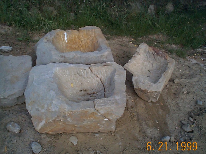 The very first Plant A Rock planters GATES MILLS OH.jpg :: The very first Plant A Rock planters GATES MILLS OH