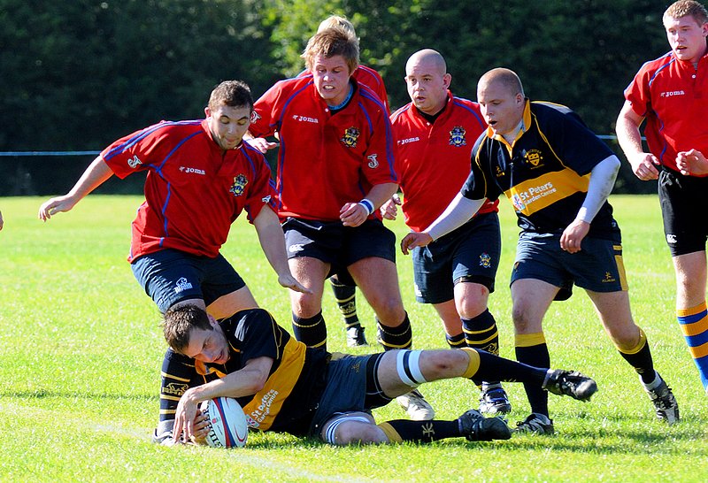 BB1st_WorcesterW_02_120909.jpg :: Images from the 2009/10 1st XV game between Barkers Butts and Worcester Wanderers.Wanderers winning 27-7
