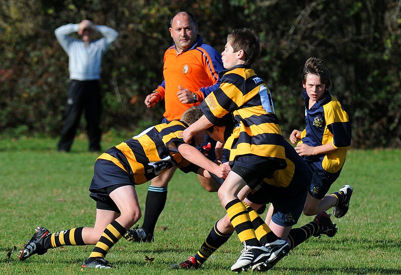 BBU13_HINCKLEY_011_251009.jpg :: Images from the 2009/10 U13 game between Barkers Butts and Hinckley.Hinckley winning.
