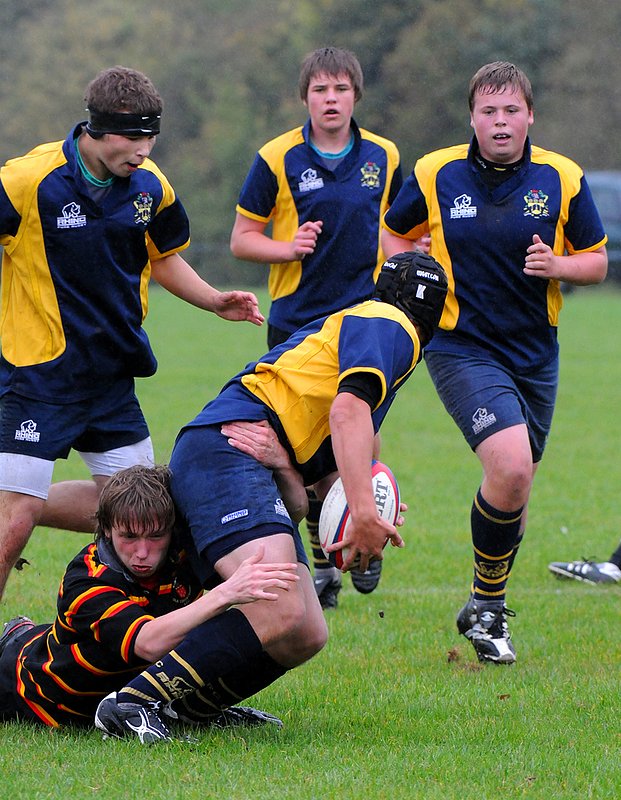 BBU16_OCs_005_111009.jpg :: Images from the U16 2009/10 game between Barkersand Old Covents.Barkers winning 48-0
