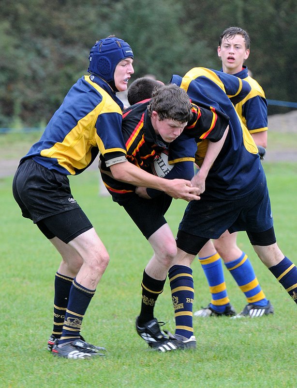 BBU16_OCs_037_111009.jpg :: Images from the U16 2009/10 game between Barkersand Old Covents.Barkers winning 48-0