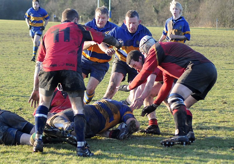 BBtanners_Alcest_05_240109.jpg :: Tom Higgins scores for the Tanners against Alcester