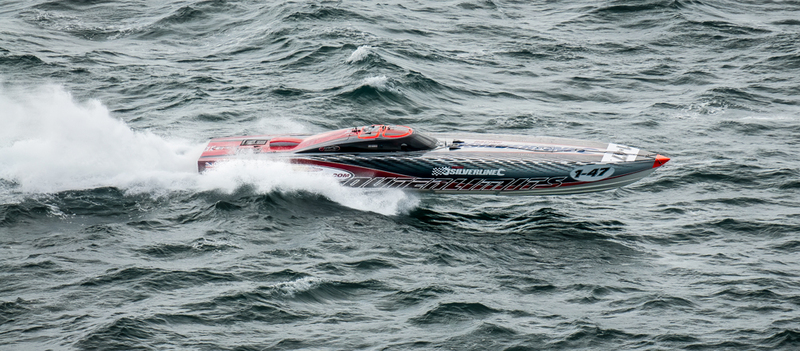 CTC-2023-270823-_0045.jpg :: Silverline pictured off St Albans Head during the 2023 CTC Cowes Torquay powerboat race