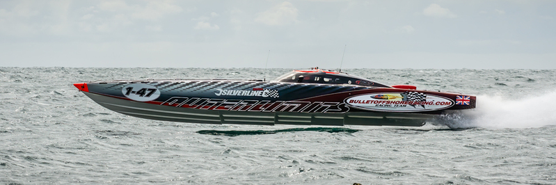 CTC-2023-270823-_0351.jpg :: Silverline pictured off St Albans Head during the 2023 CTC Cowes Torquay powerboat race
