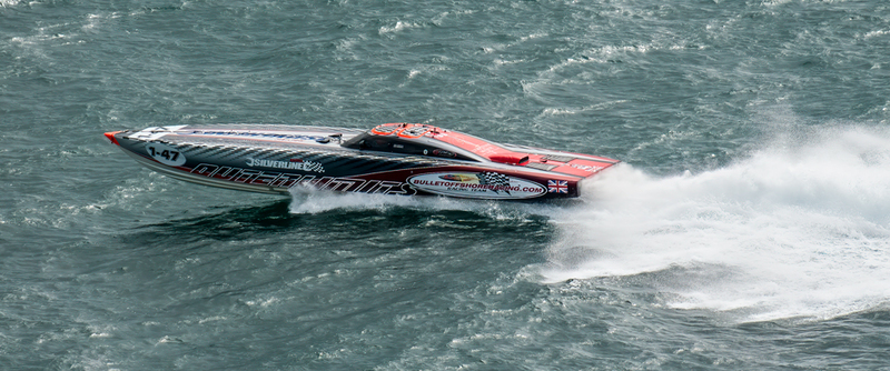 CTC-2023-270823-_0357.jpg :: Silverline pictured off St Albans Head during the 2023 CTC Cowes Torquay powerboat race