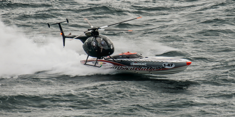 CTC-2023-270823_0003.jpg :: Silverline pictured off St Albans Head during the 2023 CTC Cowes Torquay powerboat race