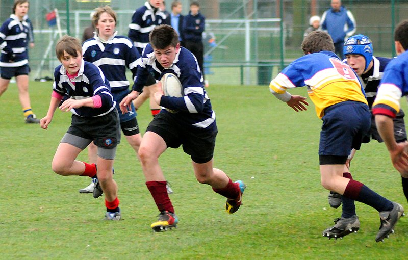Cov-U14_Solihull_04_240309.jpg :: A few images from the 2008/9 U14 game between Coventry Schools and Solihull.Coventry winning 15-17
