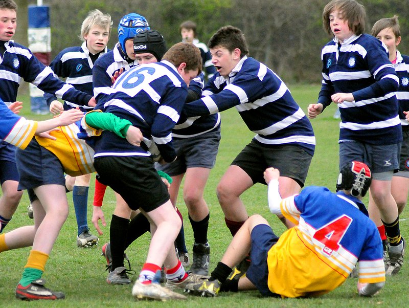 Cov-U14_Solihull_05_240309.jpg :: A few images from the 2008/9 U14 game between Coventry Schools and Solihull.Coventry winning 15-17