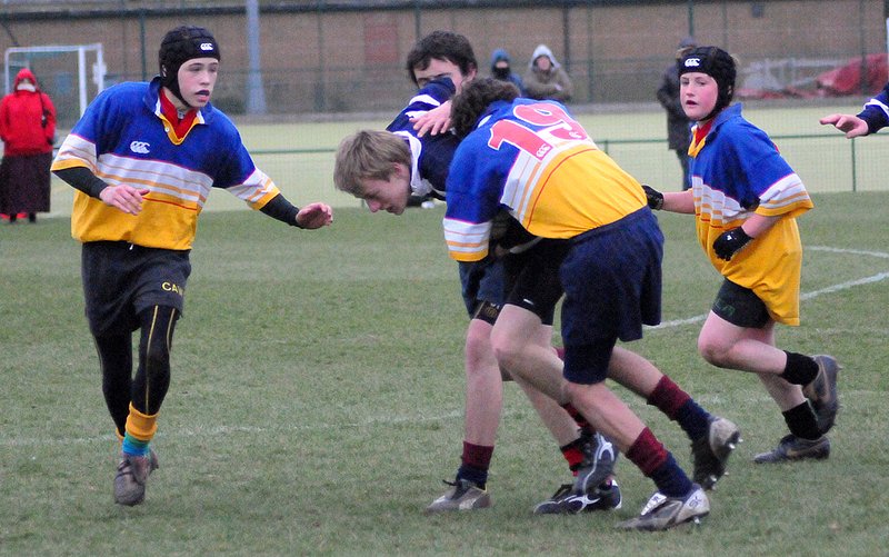 Cov-U14_Solihull_10_240309.jpg :: A few images from the 2008/9 U14 game between Coventry Schools and Solihull.Coventry winning 15-17