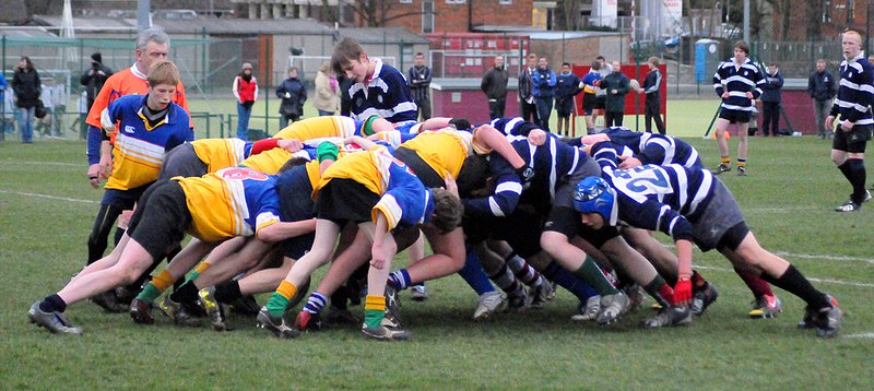 Cov-U14_Solihull_12_240309.jpg :: A few images from the 2008/9 U14 game between Coventry Schools and Solihull.Coventry winning 15-17