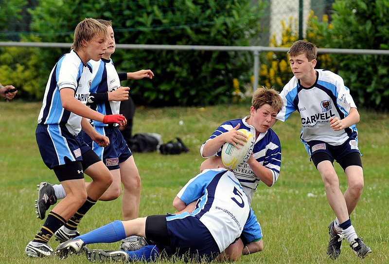 CovBears_Telford_16_U14_105.jpg :: Images from the 2008/9 U14 rugby league game between Coventry Bears and Telford 05/07/09.Coventry winning 48-6