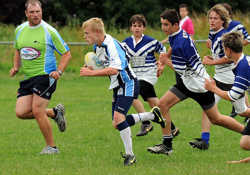 CovBears_Telford_33_U14_105.jpg :: Images from the 2008/9 U14 rugby league game between Coventry Bears and Telford 05/07/09.Coventry winning 48-6