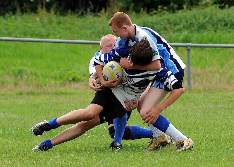 CovBears_Telford_43_U14_105.jpg :: Images from the 2008/9 U14 rugby league game between Coventry Bears and Telford 05/07/09.Coventry winning 48-6