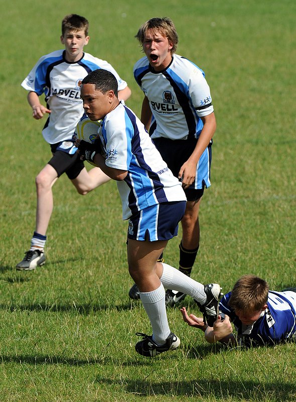 CovBears_Telford_62_U14_105.jpg :: Images from the 2008/9 U14 rugby league game between Coventry Bears and Telford 05/07/09.Coventry winning 48-6