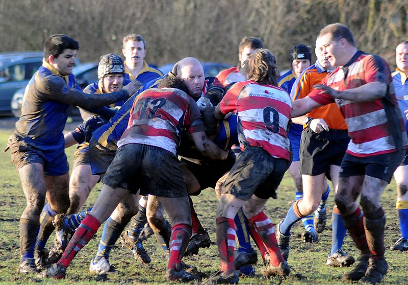 NunOldEds_Kenilw_02_Warks2n.jpg :: Images from the 2008/9 Warwickshire 2nd XV final between Nuneaton Old Eds and Kenilworth.
