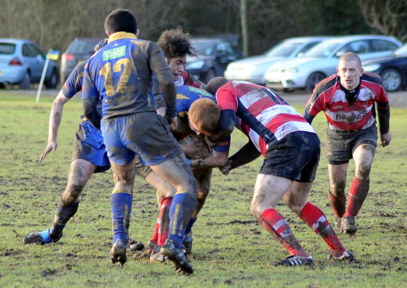 NunOldEds_Kenilw_09_Warks2n.jpg :: Images from the 2008/9 Warwickshire 2nd XV final between Nuneaton Old Eds and Kenilworth.