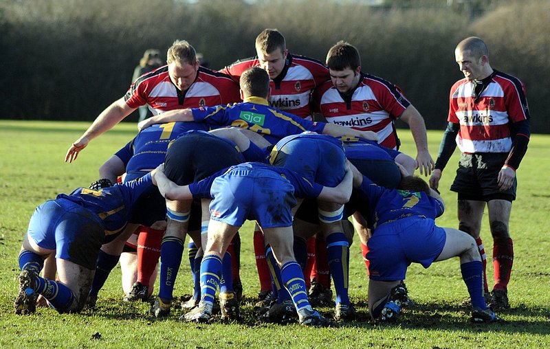 NunOldEds_Kenilw_12_Warks2n.jpg :: Images from the 2008/9 Warwickshire 2nd XV final between Nuneaton Old Eds and Kenilworth.