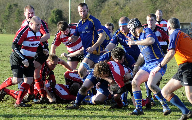 NunOldEds_Kenilw_20_Warks2n.jpg :: Images from the 2008/9 Warwickshire 2nd XV final between Nuneaton Old Eds and Kenilworth.