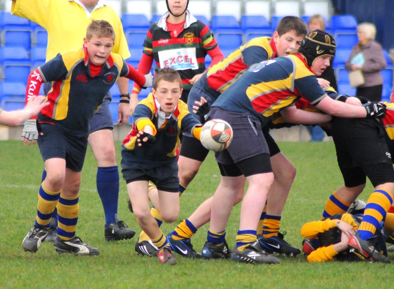 WU13_CoundonC_07_CSF_310309.jpg :: Images from the 2008/9 U13 Coventry Schools Final played at the Butts Arena.Coundon winning 13-8
