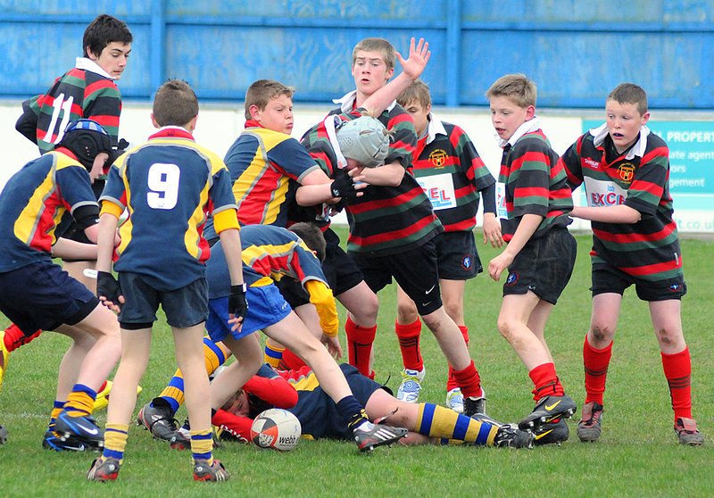 WU13_CoundonC_15_CSF_310309.jpg :: Images from the 2008/9 U13 Coventry Schools Final played at the Butts Arena.Coundon winning 13-8