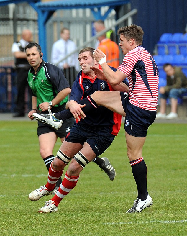 Warks_Lancs__10_countycup_0.jpg :: Images from the 2008/9 county championship game between Warwickshire and Lancashire.Lancashire winning 28-66