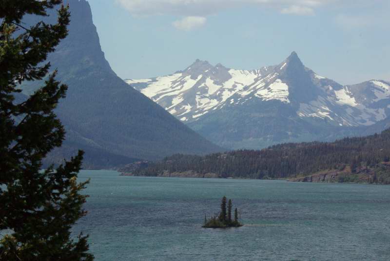 0782.jpg :: Sentinel Island - St Mary's Lake, Glacier National Park.