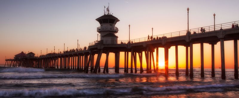 IMG_7708-Edit-2.jpg :: The huntington Beach Pier at sunset