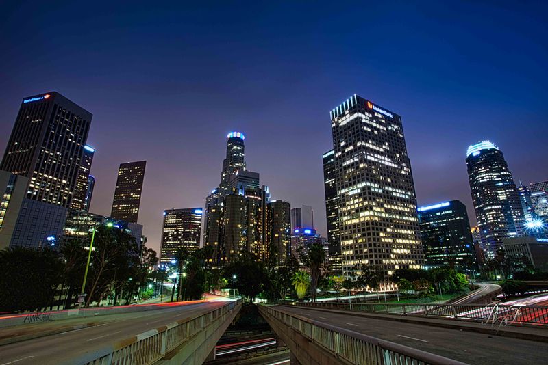 IMG_8093_RFPed.jpg :: Downtown Los Angeles at night squeezed