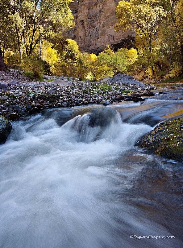 Aravaipa Waterfall.jpg :: Aravaipa Waterfall