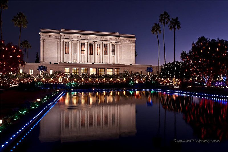 Mesa Temple Lights.jpg :: Mesa Temple Lights