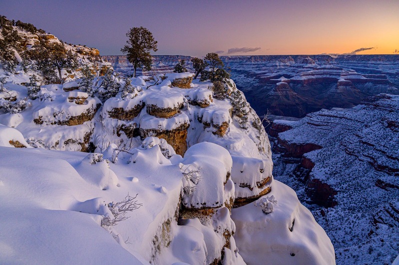 Grand Canyon in Snow.jpg :: Grand Canyon in Snow