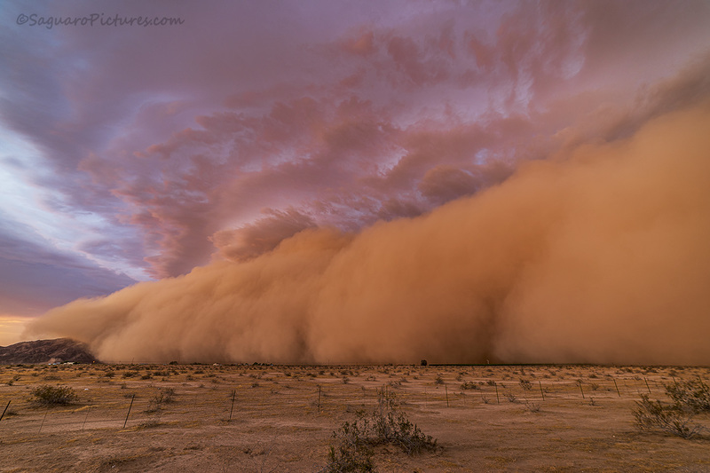 Haboob sunset.jpg :: Haboob sunset