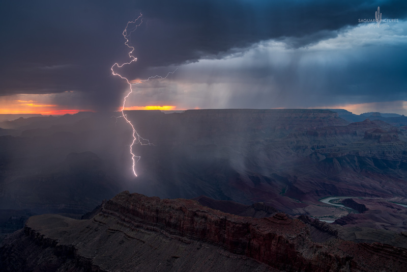 Lightning over the Grand Canyon.jpg :: Lightning over the Grand Canyon