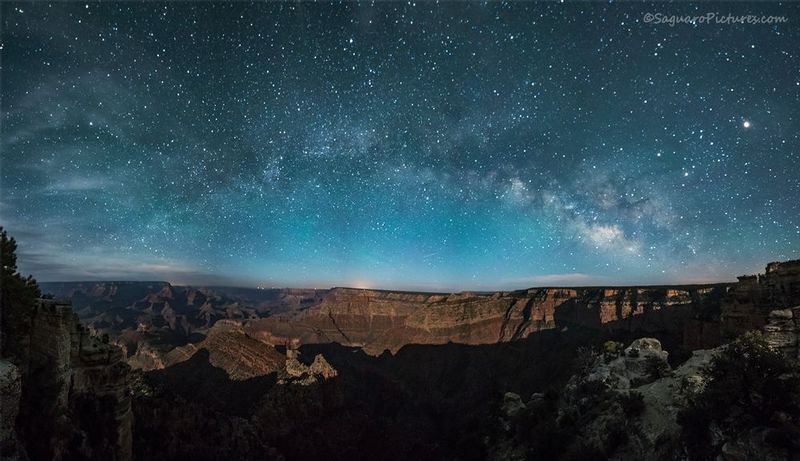 Milky Way over the Grand Canyon.jpg :: Milky Way over the Grand Canyon