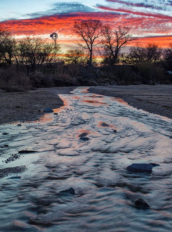 Sunset on Tanque Verde Creek.jpg :: Sunset on Tanque Verde Creek