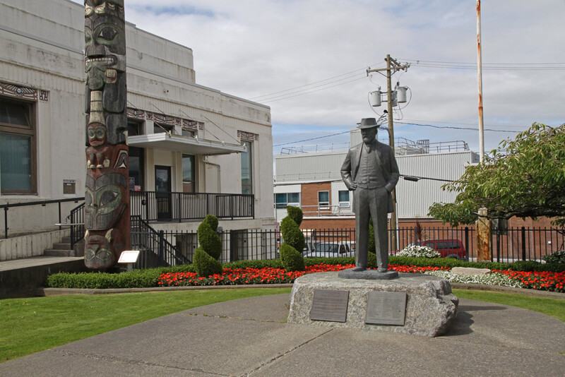 BC Prince Rupert 11.jpg :: City Hall park honors Charles Hayes and Peter Lester