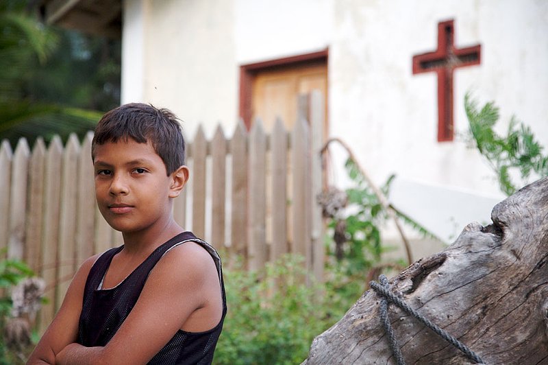 IMG_2988.jpg :: A young Honduran boy on Roatan, Honduras.