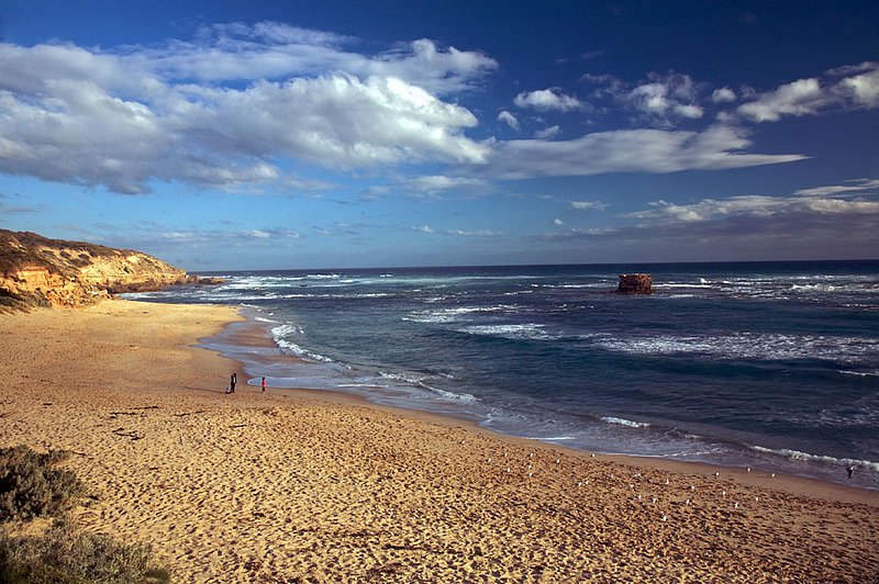 IMG_8672.jpg :: A seascape view of Sorento back beach off of Mornington Peninsula, Victoria, Australia.