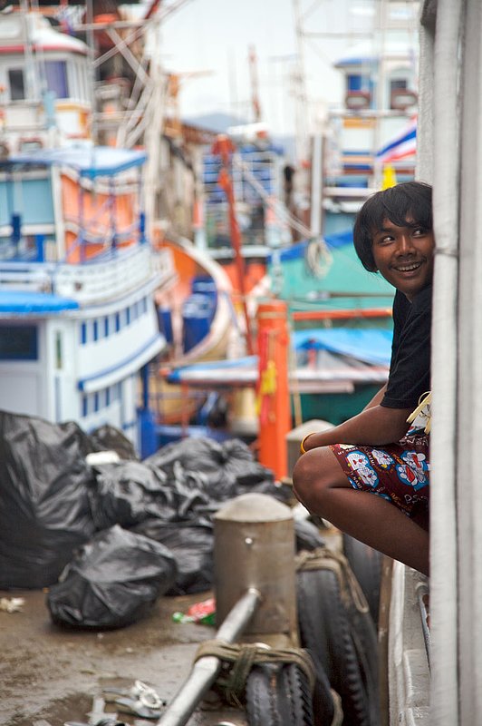 IMG_9672.jpg :: A young boatman taking a break, Khao Lak, Thailand.