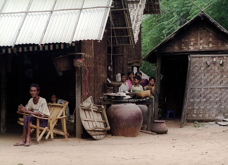 burmese village.jpg :: A village in Bagan, Myanmar.