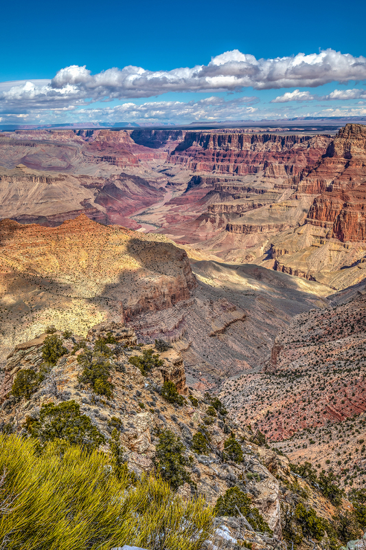 AZ039.jpg :: From the South Rim, a portrait view of part of the Grand Canyon

Grand Canyon AZ - Winter 2019