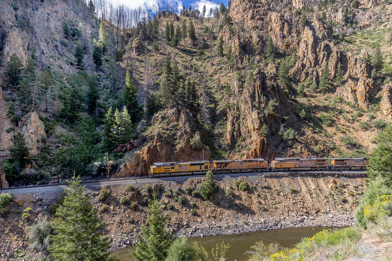 CO02.jpg :: A train passes through Byers Canyon just South of Rocky Mtn National Park

Rocky Mtn region CO - Summer 2024