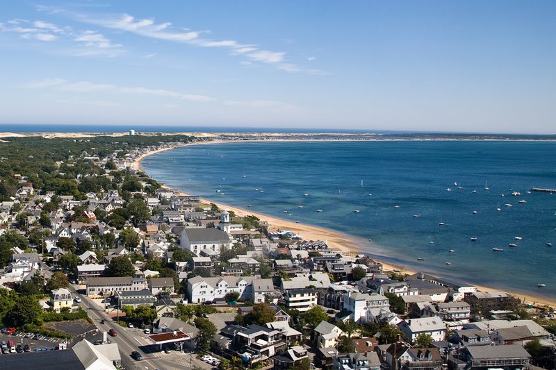 MA008.jpg :: A VIEW OF PROVINCETOWN FROM ATOP PILGRIM MONUMENT

PROVINCETOWN, MA - SUMMMER 2009
