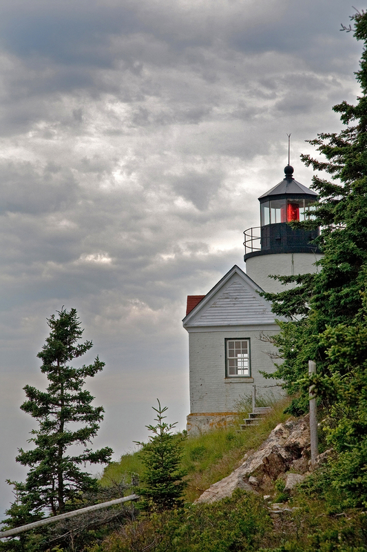 ME030(1).jpg :: Portrait view from along shoreline of the Bass Harbor Lighthouse

Bass Harbor, Maine - Summer 2007