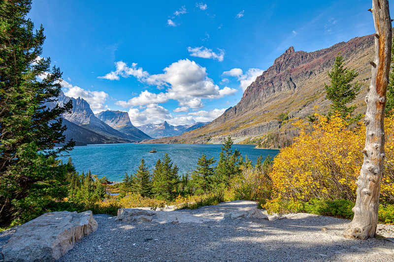 MT001.jpg :: A view from near the shoreline of St Mary's Lake in Glacier National Park

Glacier National Park, MT - Fall 2019